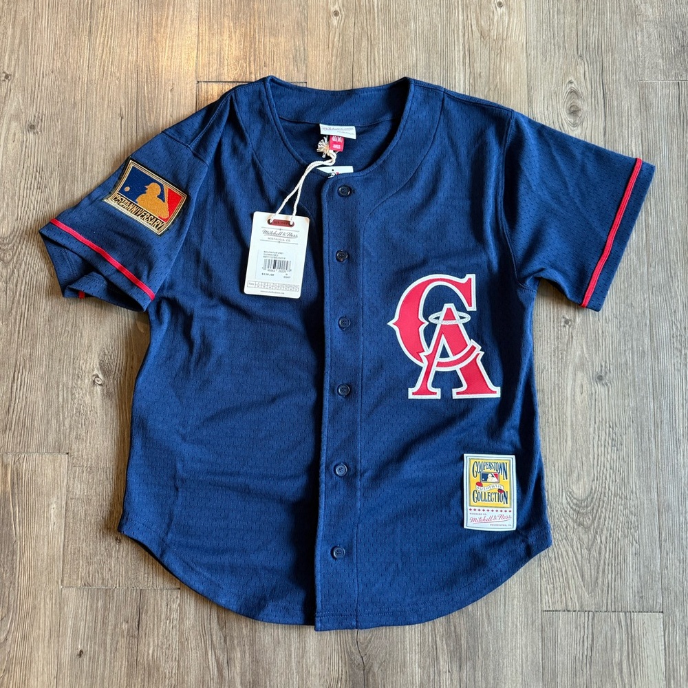 Bo Jackson California Angels Mitchell & Ness Jersey, Men’s Medium, NWT